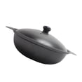 thumbnail image 3 of 1 Pc Strong Cast Iron Casserole Yellow Stewed Chicken Rice Pot With Lid, 3 of 9
