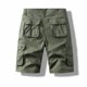 thumbnail image 3 of pstuiky Abreviatura para hombres, Pantalones cargo con bolsillos para hombre, pantalones cortos casuales de verano clásicos con botones y múltiples bolsillos Pantalones cortos de entrenamiento, 3 of 5