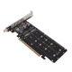 thumbnail image 5 of Array Expansion Card, PCIE X16 To M.2 M KEY Expansion Card 4 Port  For Home ANGGREK PCIE X16 to M.2 M KEY Adapter Card, 5 of 8