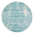 thumbnail image 2 of Jill Zarin Uptown Collection Area Rug - Carnegie Hill (8' Round Turquoise/Ivory), 2 of 6
