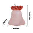 thumbnail image 3 of onlyliua Ofertas Flash Del Día Solo Online Campana Adornada, Perfumada Navideña, Cálida Decoración Navideña, Varios Colores Disponibles, Letras de Feliz Navidad Que Crean Un Ambiente Festivo Fuerte, 3 of 6