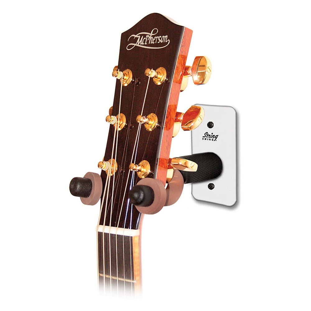 String Swing Metal Guitar Wall Hanger White