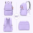 thumbnail image 6 of Inadays School Backpack, Large Capacity Bookbag for 15.6 Inch Laptop, Water-Resistant Cute Girlish Backpacks for Teen Adults Tween, Lightweight Travel Daypack for Primary Middle School College, 6 of 7