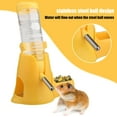 thumbnail image 4 of Hamster Water Bottle, [4.2 oz-3 in 1] Guinea Pig Water Bottle No Drip, 125ml Small Animal Auto Dispenser with Food Container Base, for Hamster Bunny Chinchilla Squirrel, Small Pets, 4 of 7