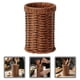 thumbnail image 4 of Portacubiertos de ratán sintético tejido a mano, cesta para cubiertos tejida, organizador de utensilios de cocina, 4 of 7