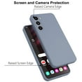 thumbnail image 3 of Galaxy S24 FE 5G Case, Takfox Samsung Galaxy S24 FE 5G 6.7" Basic Case [Frosted] Shockproof Case Liquid Silicone Gel Rubber Soft TPU Anti-slip Bumper Thin Matte Slim Phone Case Covers,Grey, 3 of 7