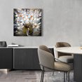thumbnail image 2 of Paon Tacheté Couleur Abstraite - Toile 24"x24 Pouces - Impression sur Demande, 2 of 5