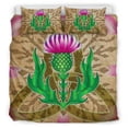 thumbnail image 3 of Juego de Cama Escocés - Flores de Cardo Nudo Celta Estilo Vintage, 3 of 5