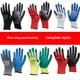 thumbnail image 1 of Guantes de protección laboral, guantes de látex con relieve, guantes de protección laboral, resistentes al desgaste, antideslizantes, guantes de protección para trabajos en la obra, 1 of 3