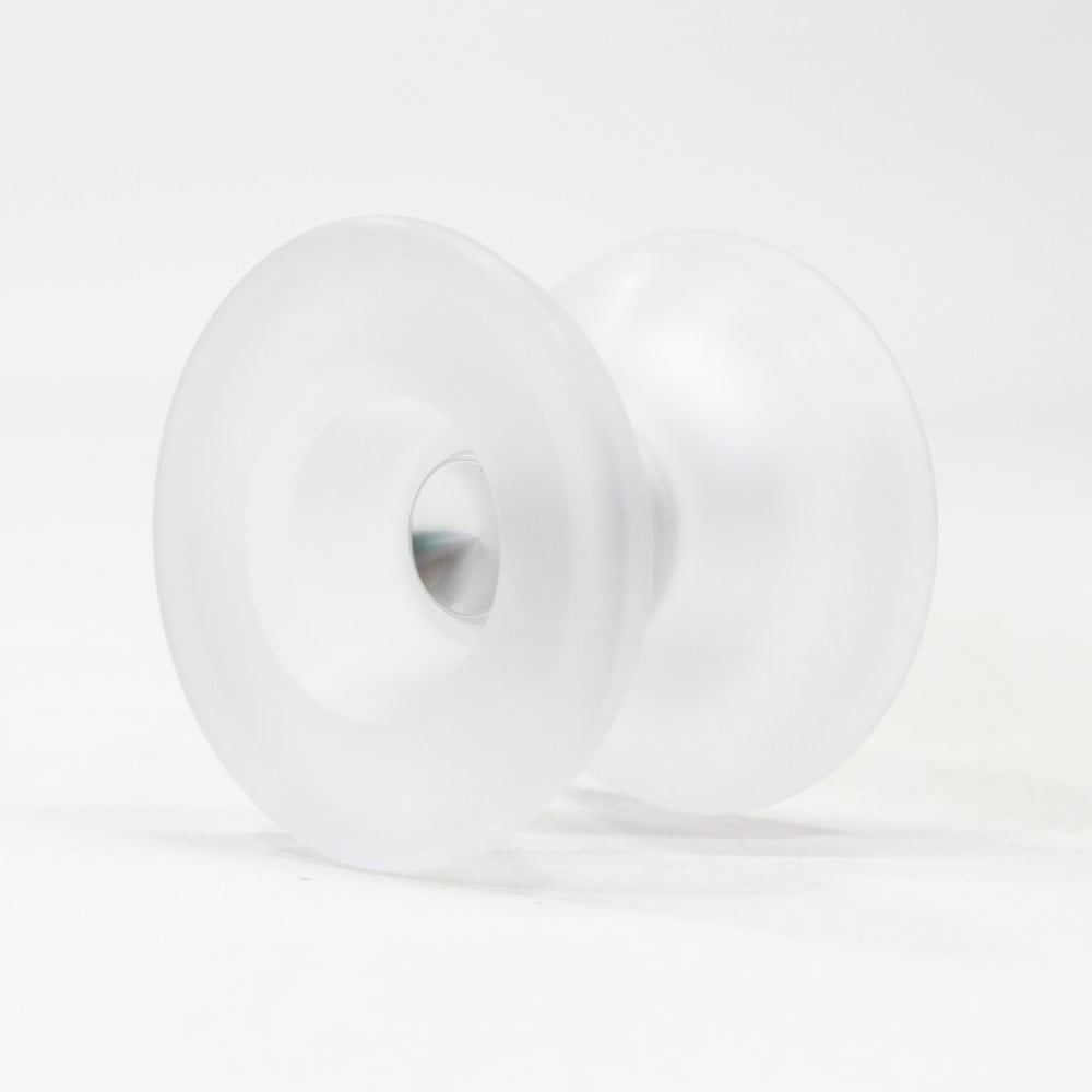 Ace Yo Pure 2 Yo-Yo - Machined Polycarbonate YoYo (Clear with Silver Hub)