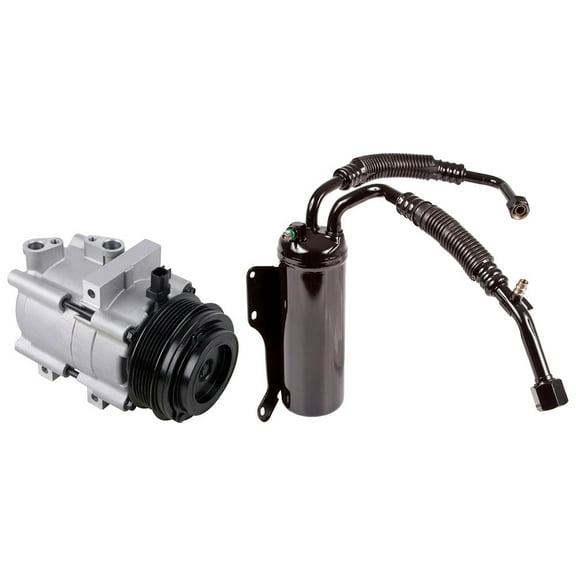 For Ford E-150 E-250 & E-350 E-450 Super Duty AC Compressor w/ A/C Drier - BuyAutoParts