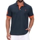 thumbnail image 1 of CAMISA POLO DE PIQUÉ PARA HOMBRES INSPIRADA EN EL DÍA DEL PADRE, CON PATTERN Y COLOR CONTRASTANTE, CAMISA DE GOLF L AZUL MARINO, 1 of 6