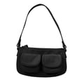 thumbnail image 1 of Bolso de hombro para mujeres axila casual de mango superior elegante para la oficina de compras Negro, 1 of 8