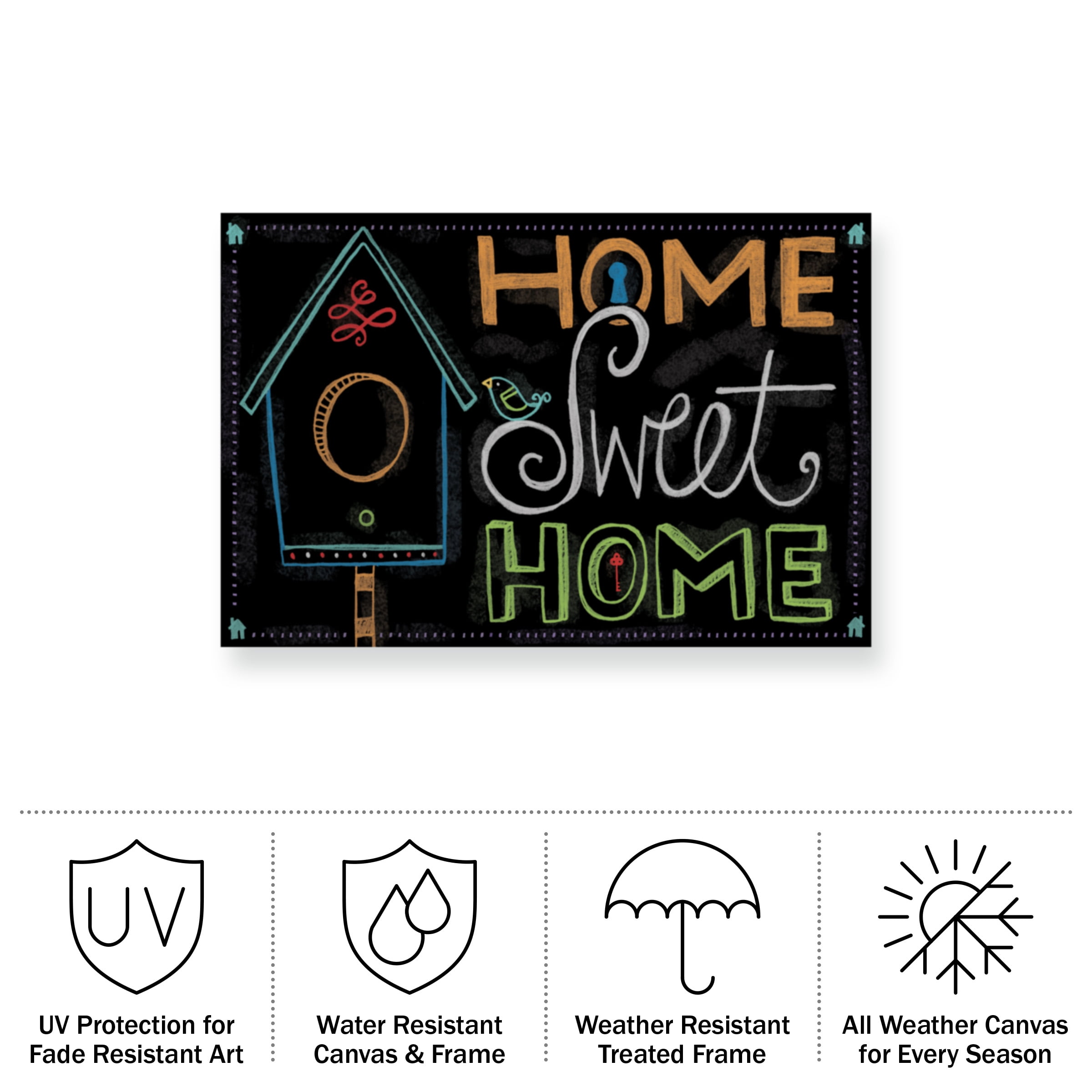 Holli Conger 'Chalk It Up 13' Outdoor Canvas