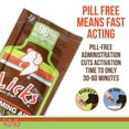 thumbnail image 2 of Licks Pill-Free Zen Dog Calming - Calming Aid Supplements for Aggressive Behavior and Nervousness - Calming Dog Treats for Stress Relief & Dog Health - Gel Packets - Roasted Chicken Flavor, 5 Use, 2 of 10