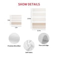 thumbnail image 7 of Brown Stripe Kitchen Dish Towels for Drying Dishes Set of 2, Modern Rustic Horizontal Brown Striped Waffle Weave Microfiber Hand Tea Bathroom Towels Quick Dry & Absorbent Towel 15.7x23.6, 7 of 7