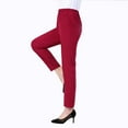 thumbnail image 4 of Seductiva Casual Pants for Women Women's Spring/Summer New Solid Color Loose Casual Pocket Pants Beach Pants Loose Fit, 4 of 5