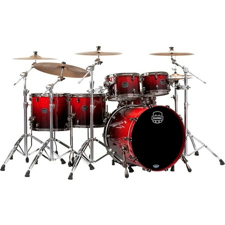 Mapex Saturn V Exotic Edition 5-Piece Studioease Shell Pack Cherry Mist Maple Burl
