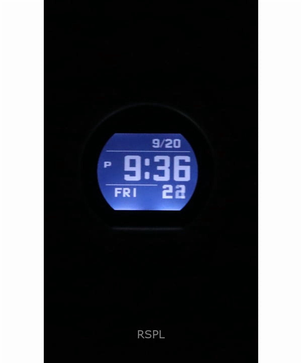 Casio G-Shock G-Squad Digital Smartphone Link White Bio-Based Resin Quartz GBD-300-7 200M Men's Watch