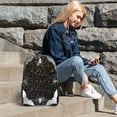 thumbnail image 6 of Kdxio Spiderweb Bats And A Spider Clear Backpack, Transparent Bookbag for School for Women Men, Capacity Clear Bag for College, Travel, 6 of 7