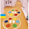 thumbnail image 4 of LiteMark Vinyl Dot Decals, 5.5 inch, Yellow Durable Floor Markers for High Traffic Areas - Pack of 8, 4 of 4