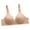 Khaki, variant on Taqqpue Breastfeeding Bra Cotton Breathable Front Button Infant Nursing Pregnant Bra Women's Body Seamless Nursing Underwear for Pregnant Women