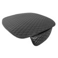 thumbnail image 2 of Cubierta de asiento delantero Sharpla negro Cojín de cuero PU, 2 of 8