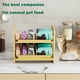 thumbnail image 3 of Organizador de latas de comida para gatos con forma de rollo de bambú, 2 capas, almacenamiento húmedo, 3 of 7