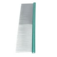 thumbnail image 1 of Pet Pet Steel Comb 2 Different Densities Prevents Static Dog Grooming Comb With Rounded Ends For Long And Short Haired Breeds, 1 of 8
