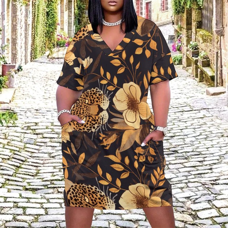Womens Casual Dresses Leopard Print Short Sleeve Dress Summer Dresses for Women 2025 - Walmart.com Womens Casual Dresses Leopard Print Short Sleeve Dress Summer Dresses for Women 2025 - Walmart.com