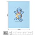 thumbnail image 4 of Pokemon Squirtle Throw Blanket Cute Flannel for Boys Girls Men Women, 4 of 7