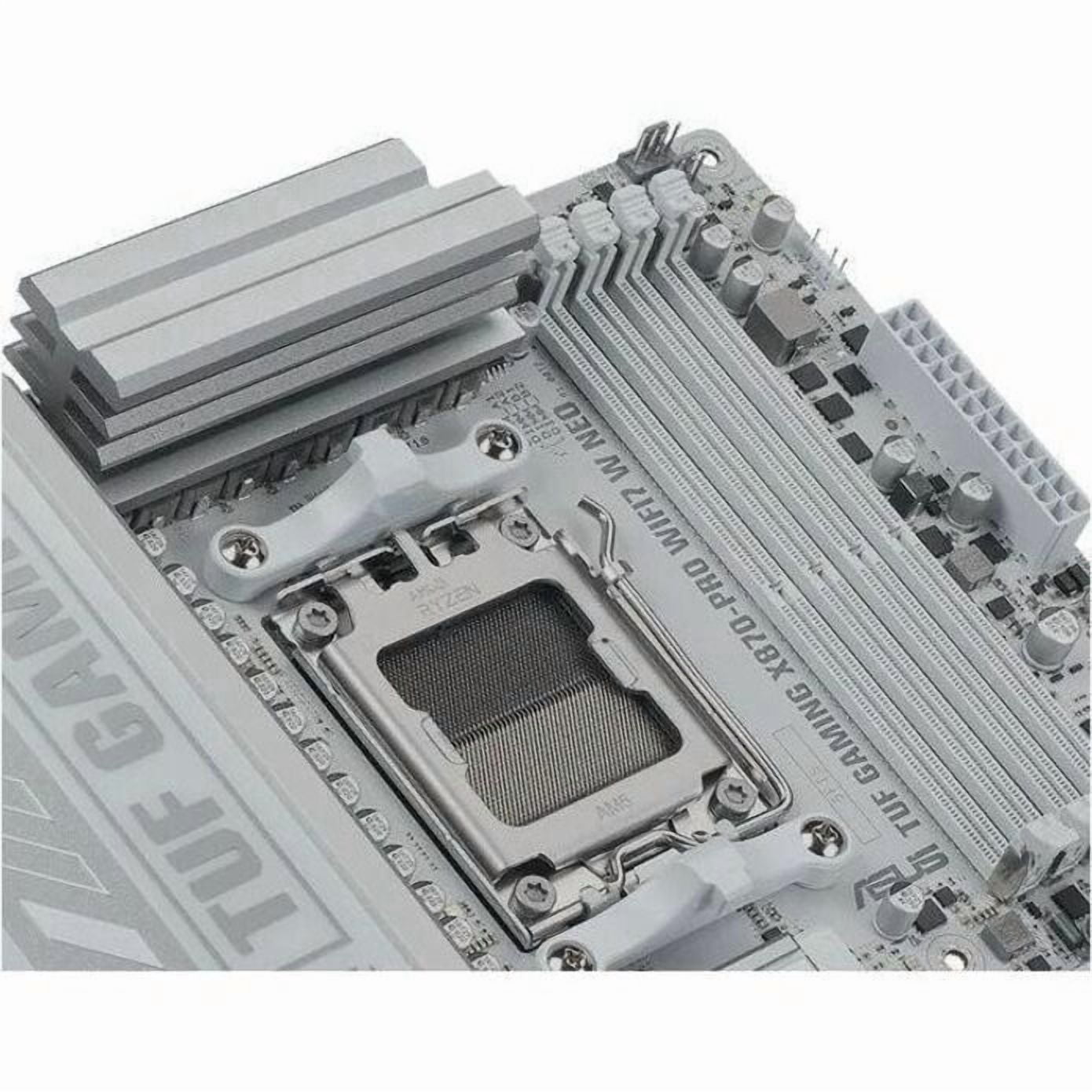 TUF X870-PRO WIFI7 W NEO Gaming Desktop Motherboard, AMD X870 Chipset, Socket AM5, ATX