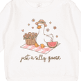 thumbnail image 3 of Inktastic Just a Silly Goose Toddler Sweatshirt, 3 of 4