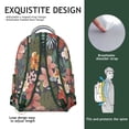 thumbnail image 5 of "Sunflower Print College Backpack for Women - Charming Wildflower Pattern School Bag, Large Capacity Bookbag with Padded Shoulder Straps", 5 of 6