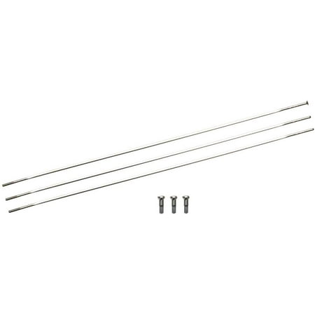 - Zipp Straight Pull Spokes and Nipples, CXRay 246mm Silver, 3-pack