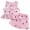 Pink, variant on enyan Summer Baby Girl Clothes Short Sleeve Tops Elastic Shorts Cute Toddler Girls Outfits Infant Outfit,Toddler Outfits for Girls(Blue,5-6 Years)