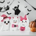 thumbnail image 4 of LAMIRO 3 PCs Pink Halloween Table Decorations,Cute Ghosts Halloween Decor,Pink Halloween Decor-Funny Wood Ghost Decorations,Indoor Decor for Home Office Desk & Girly Halloween Setup, 4 of 4