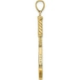 thumbnail image 2 of 14K Yellow Gold 3-D Polished Tennis Racquet Charm (37.3 X 13.2) Made In United States k8749, 2 of 5