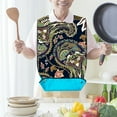 thumbnail image 3 of Waterproof Adult Bib with Snap Button Design Foldable Pocket Keep Clean And Stylish While Eating Bib, 3 of 9