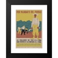 thumbnail image 2 of Robert Gwathmey 14x18 Black Modern Framed Museum Art Print Titled - By Mandate of the People - the Workers Who Live on the Earth Must Participate in the Benefits of the Earth (1947), 2 of 5