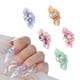 thumbnail image 1 of 30 piezas de dijes para uñas, dijes para uñas de flores de resina, decoraciones para decoración de uñas con forma de perlas de flores, 1 of 5