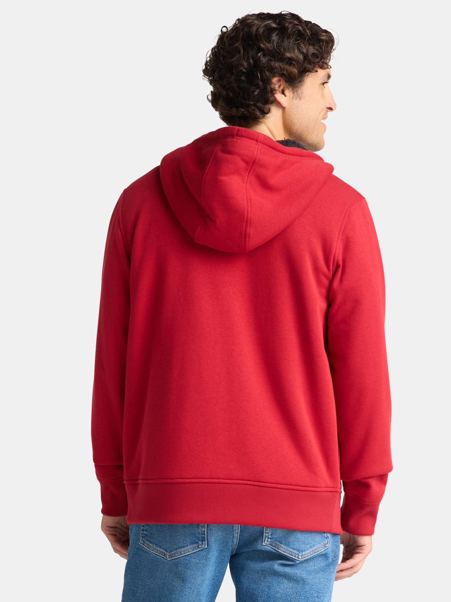 George Men’s High Pile Fleece Hoodie, Size S-3XL