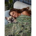 thumbnail image 3 of Teal Boho Flat Sheets Only Queen Size, Soft Breathable Bed Top Sheets for Mattress, Ehtnic Modern Geometric Abstract Art Luxury Bedding Flat Sheets for Home Hotel Bedroom Bed Protection, 3 of 9