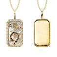 thumbnail image 3 of Birdeem Collier 12 Constellations avec Diamants et Pierres Colorées Collier Zircon 12 Constellations, 3 of 5