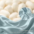 thumbnail image 7 of Silk Pillow Cases with Zipper, Pillow Case,Haze Blue,Standard,1pc, 7 of 7