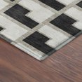 thumbnail image 3 of Addison Rugs Mayfield Premium Machine Washable Transitional Geometric Black Rectangle Rug, 3' x 5', 3 of 6