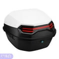 thumbnail image 1 of Universal Motorcycle Rear Top Box Tail Trunk, Lockable Storage Carrier, Waterproof Trunk, Luggage Storage Case With Mounting Hardware For Motorbike Motorcycle, 1 of 6
