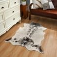 thumbnail image 5 of LYENDOS Cowhide rug 3 x 4 Feet,Cow hide rug Durable No-Slip Backing,Faux cowhide rug Thickened Elastic,for Bedroom Living Room Home Office Western Decor, 5 of 6