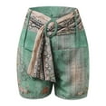 thumbnail image 4 of Womens Shorts Casual Summer Beach Drawstrings Shorts With Pockets Loose Vacation Trendy Shorts, 4 of 8