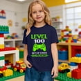 thumbnail image 5 of YUEHUA Toddler 100 Day of School Short Sleeve Shirt for Boys Kid Grils, My Happy 100th Day of School T Shirt, 5 of 7